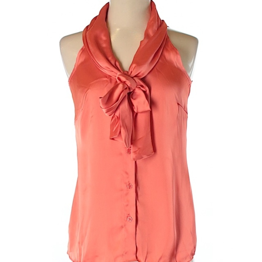 Spense sleeveless blouse with tie